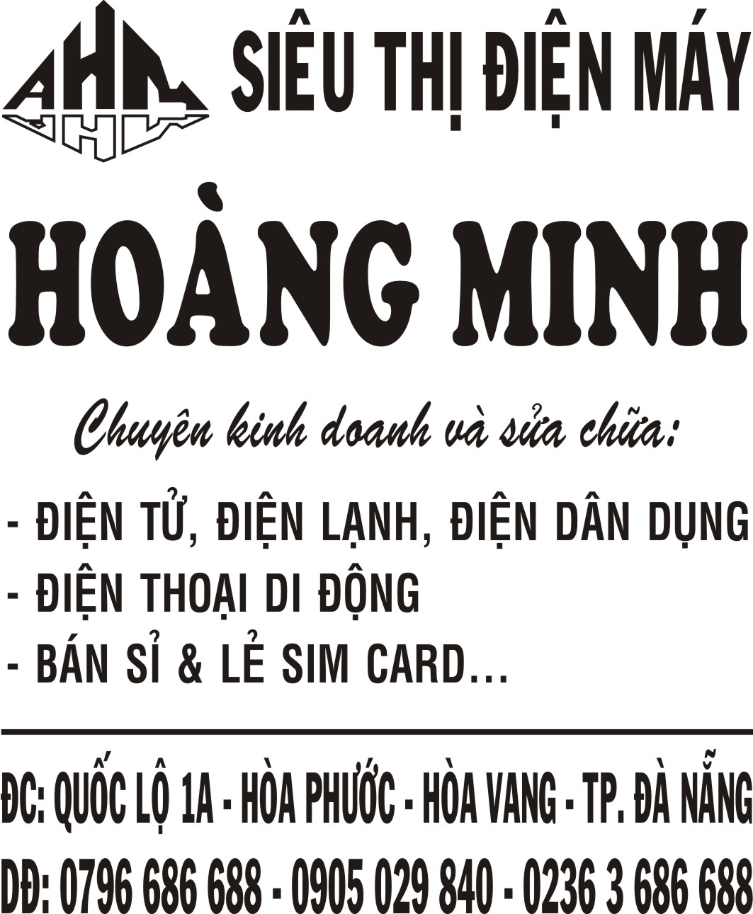 Công ty TNHH MTV Anh Hoàng Minh